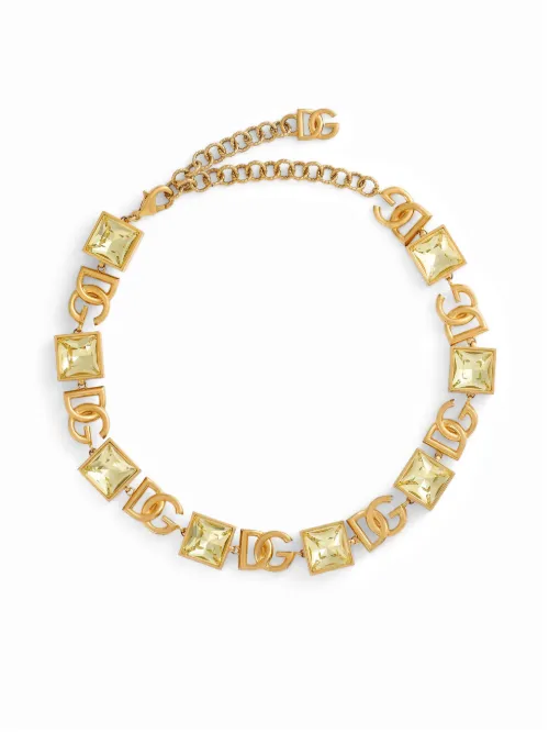 Collier à logo DG - Dolce & Gabbana - Modalova