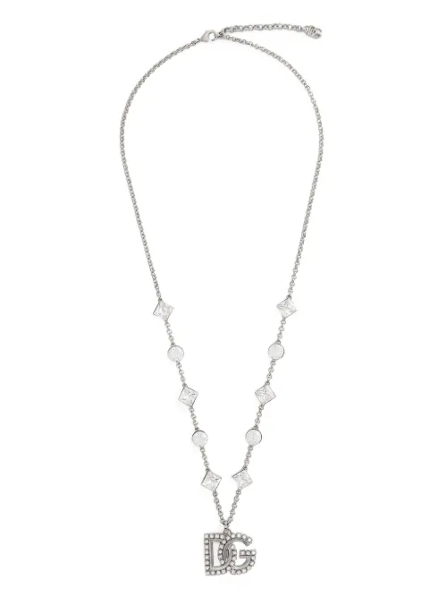 Collier à pendentif logo - Dolce & Gabbana - Modalova