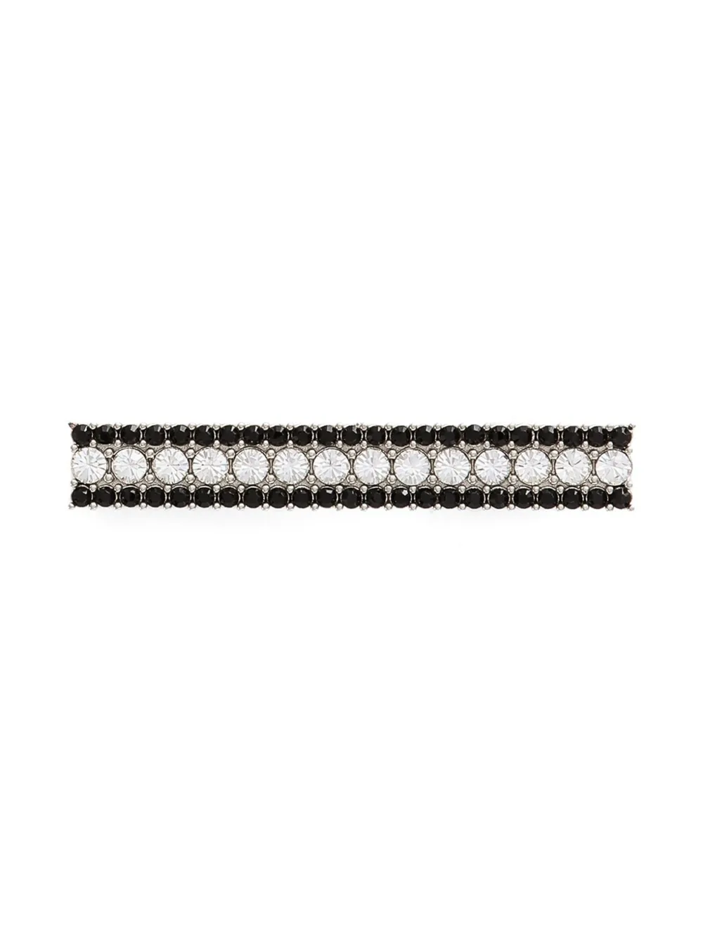Dolce & Gabbana rhinestone-embellished tie clip | Silver | Image 1