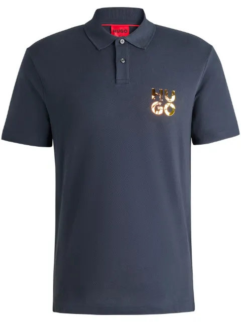 HUGO Camisa polo com logo