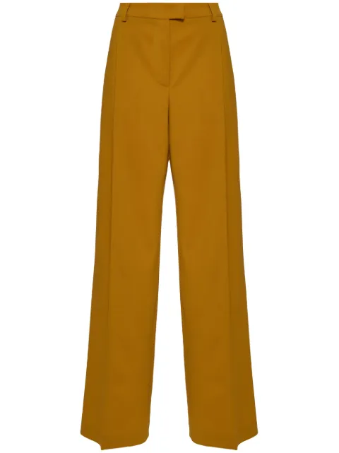 La DoubleJ pantalones acampanados con pinzas