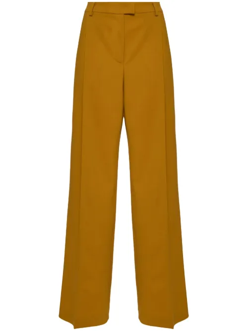 Pantalon évasé à plis marqués - La DoubleJ - Modalova