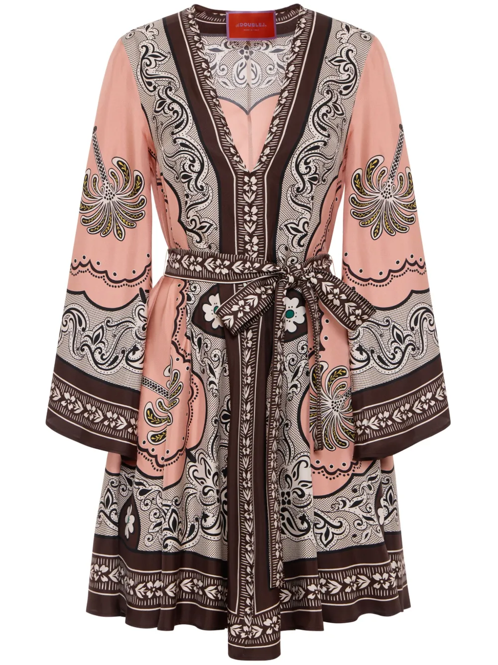 Shop La Doublej Magnifico Mini Dress In Pink