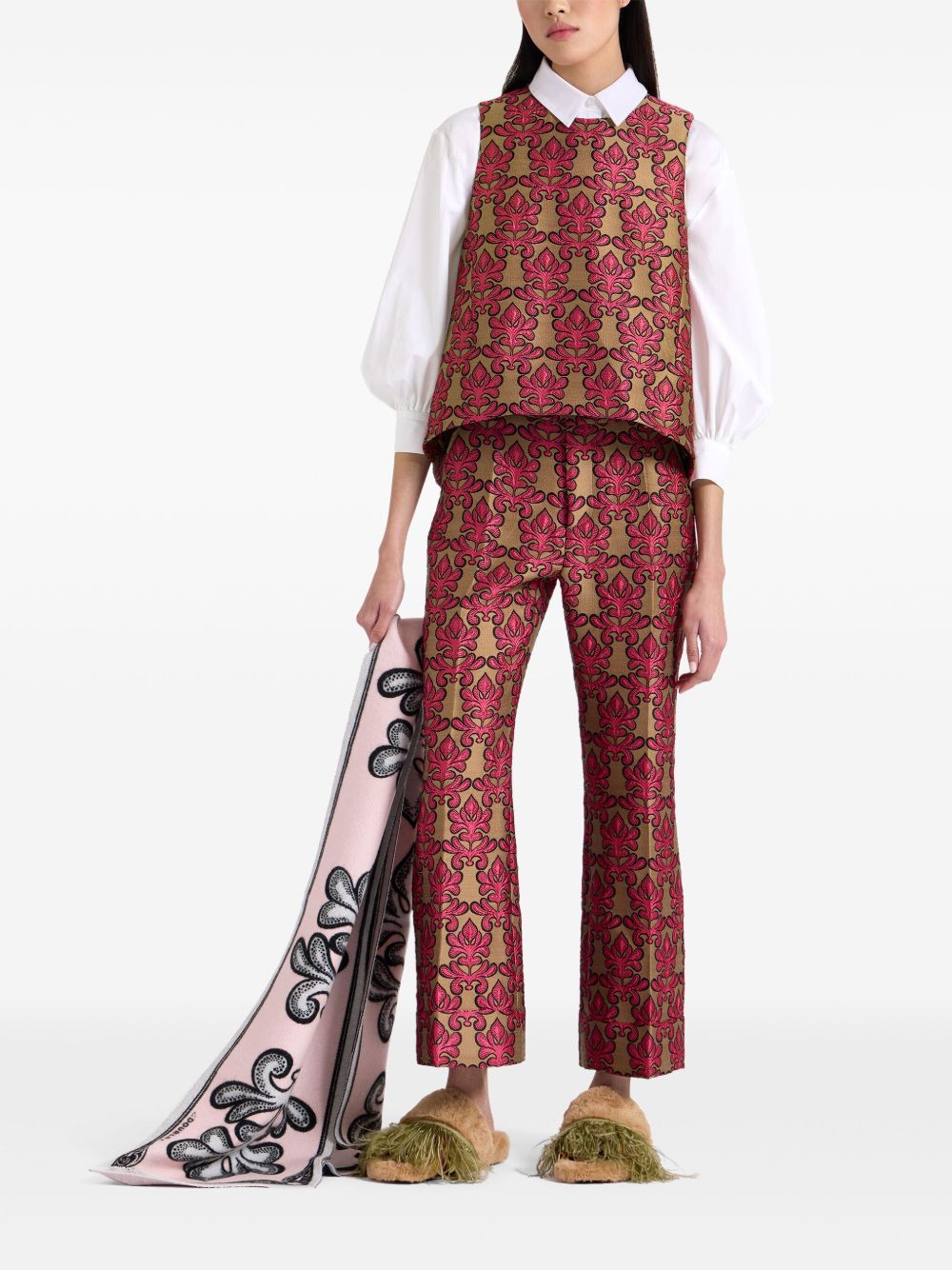 La DoubleJ Hendrix straight broek - Roze