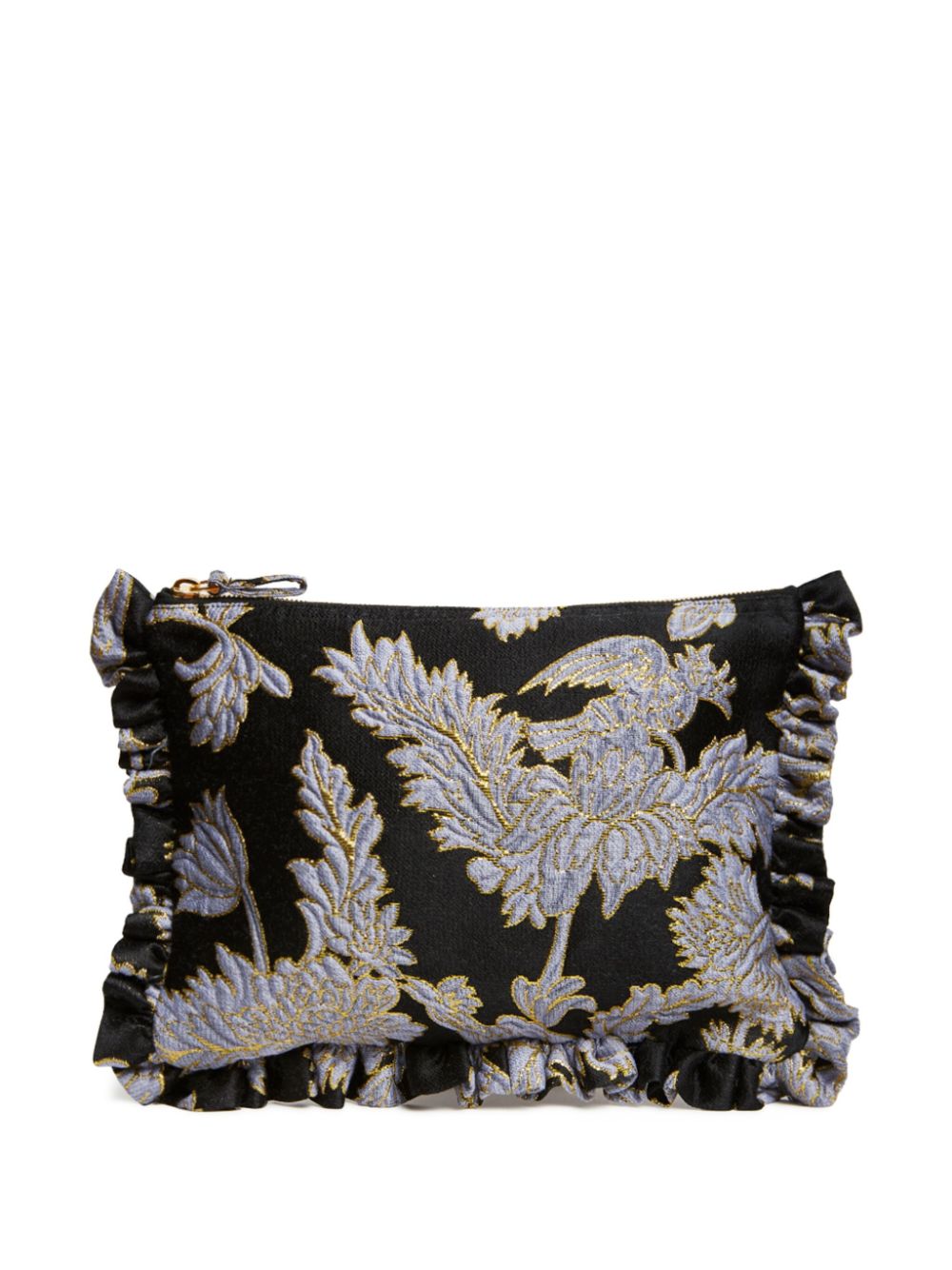 printed clutch bag