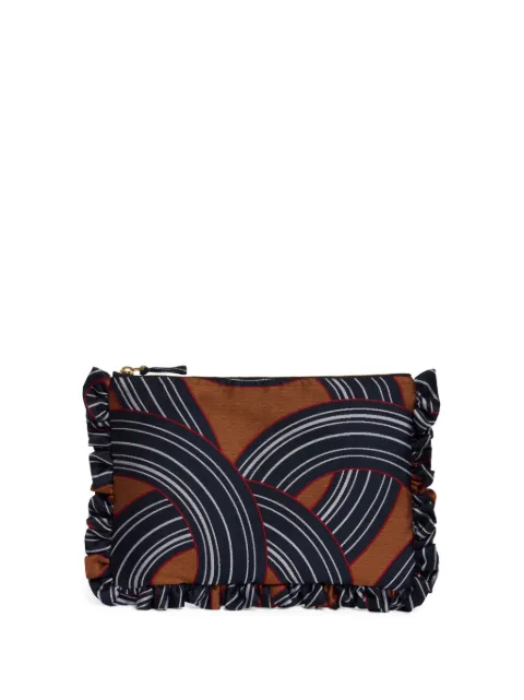 La DoubleJ jacquard clutch bag