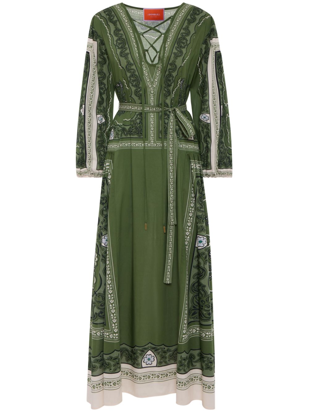 La DoubleJ Viviana maxi dress - Green