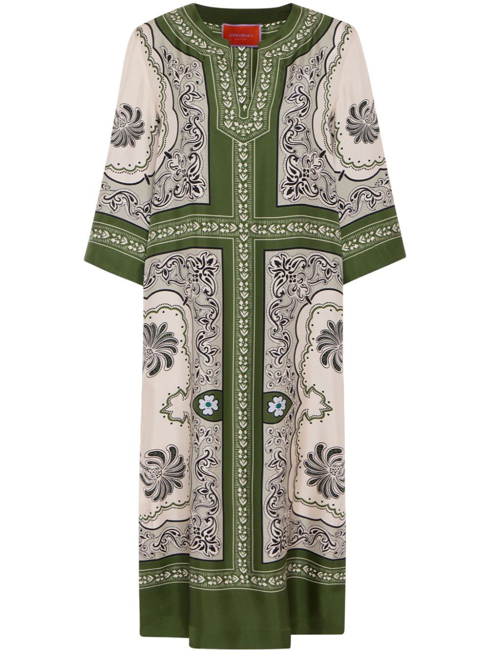 La DoubleJ The Kaftan midi dress - White