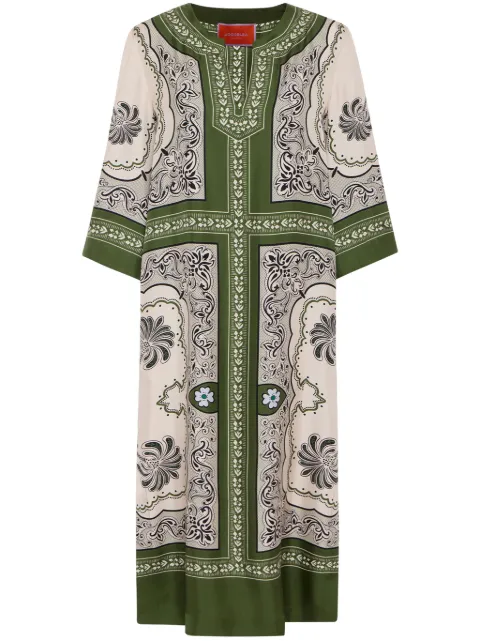 La DoubleJ vestido midi The Kaftan
