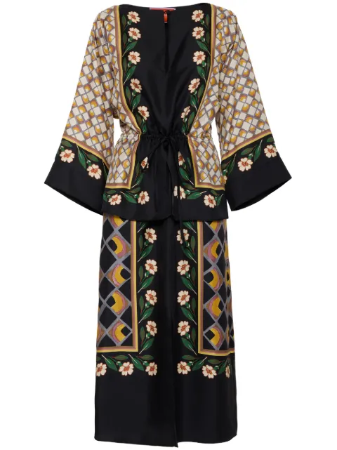 La DoubleJ vestido midi Apericena