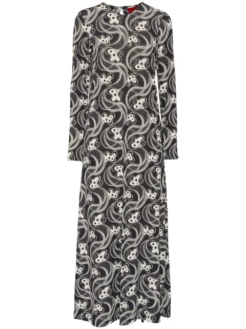 La DoubleJ vestido swing manga larga