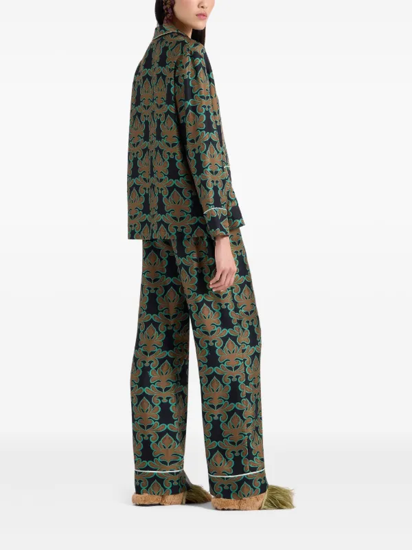 La DoubleJ シルクパジャマパンツ