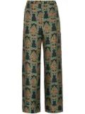 La DoubleJ silk pajama trousers - Black