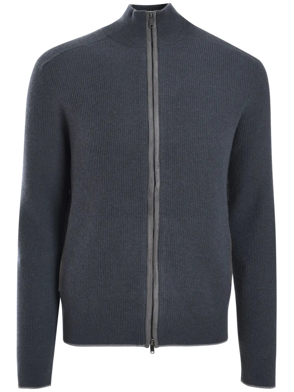 Luciano Barbera cardigan à col montant | bleu | Image 1