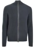 Luciano Barbera stand-up collar cardigan - Blue