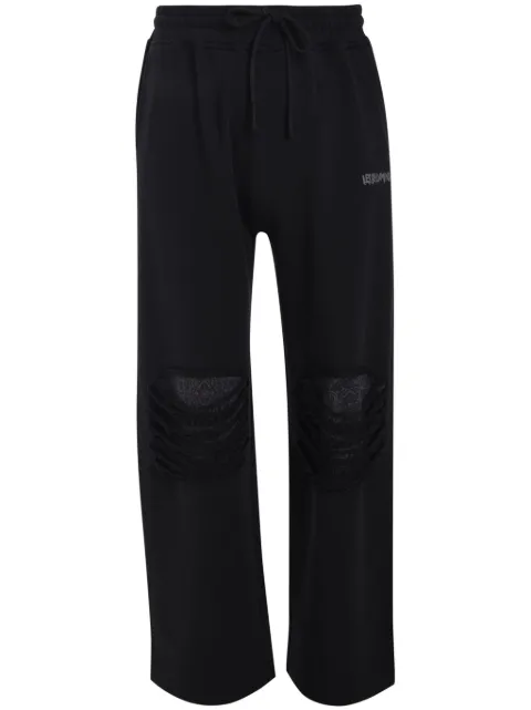 Les Benjamins ripped track pants