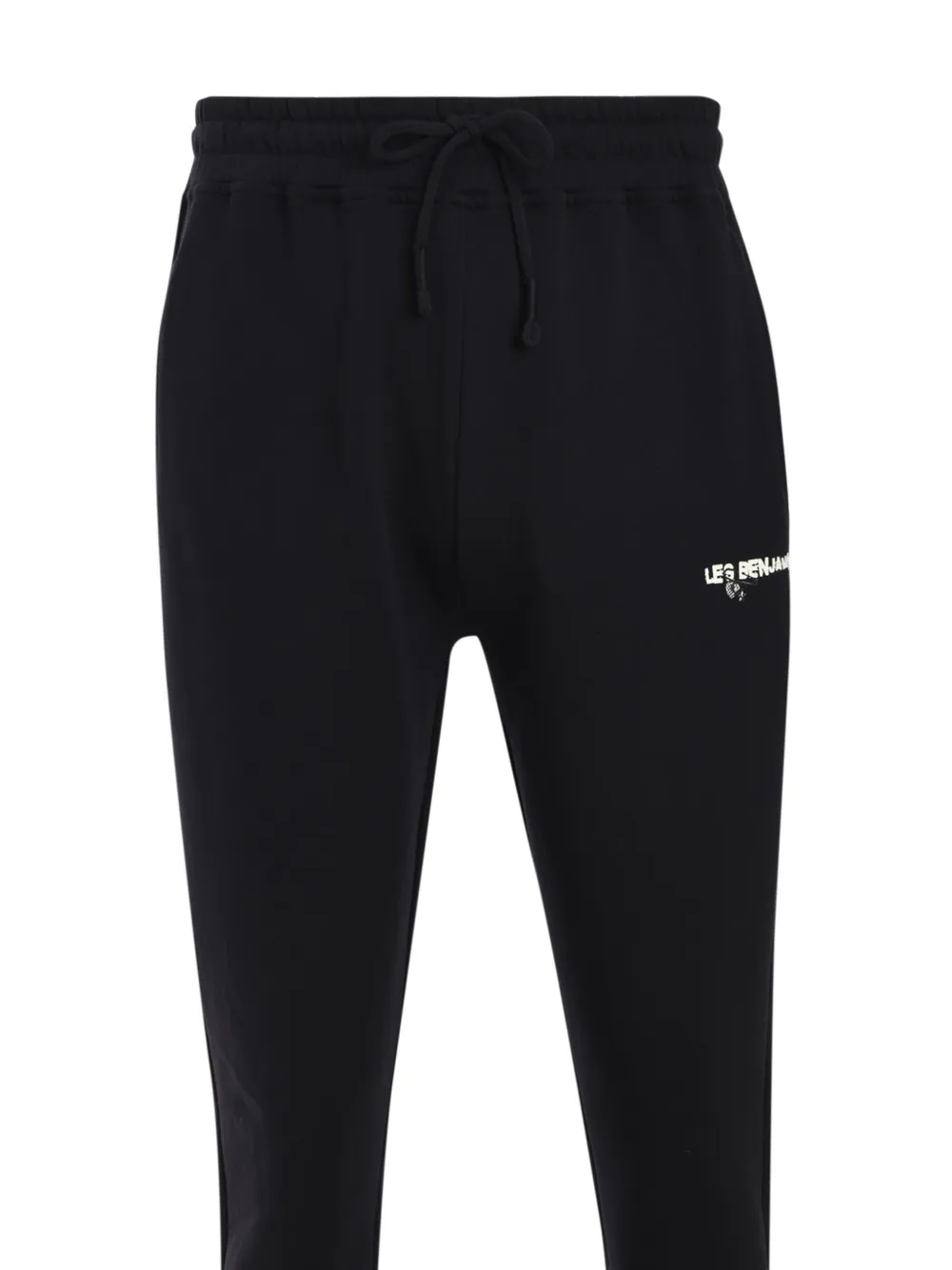 Les Benjamins Katoenen trainingsbroek Zwart