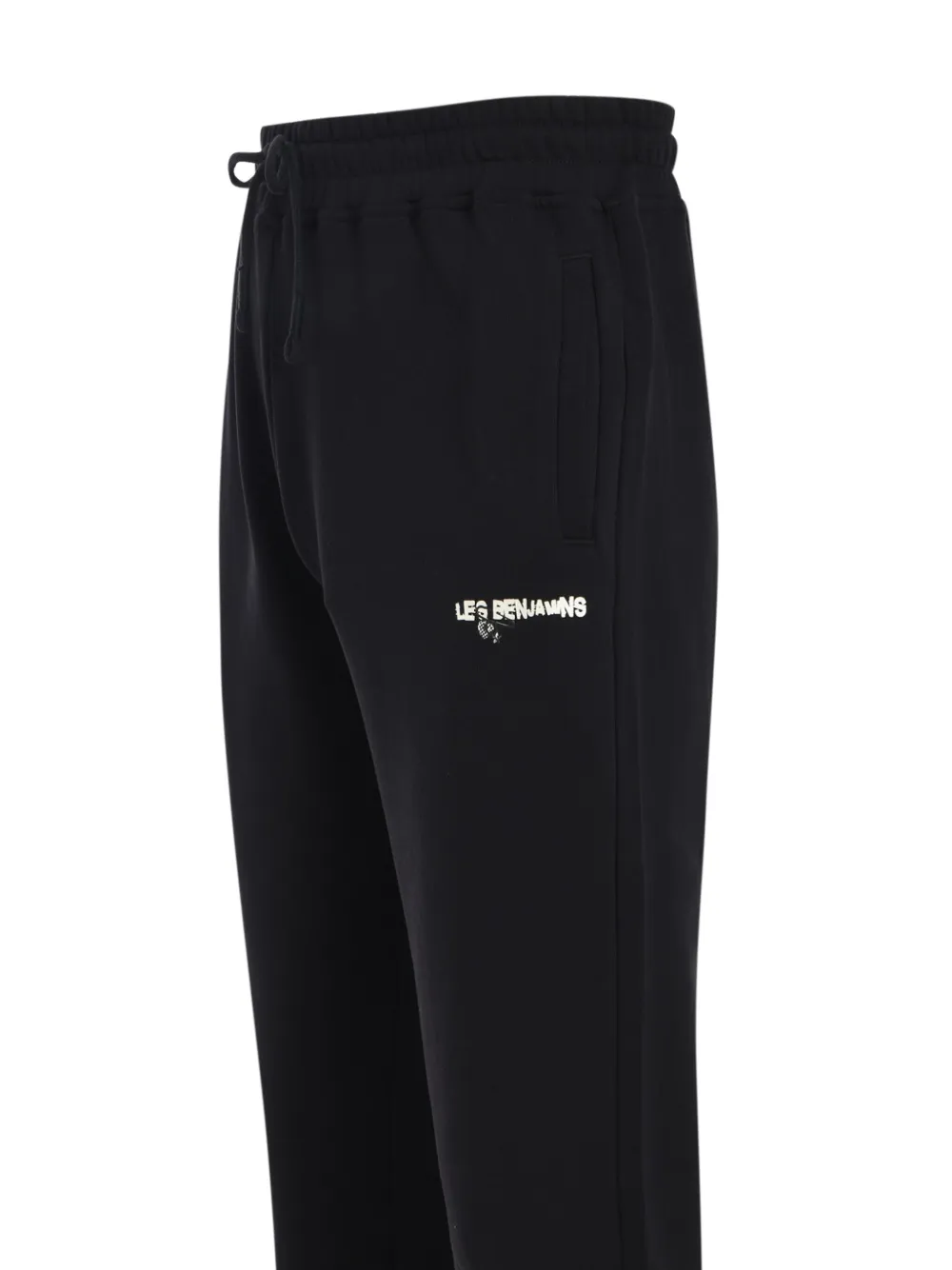 Les Benjamins Katoenen trainingsbroek Zwart