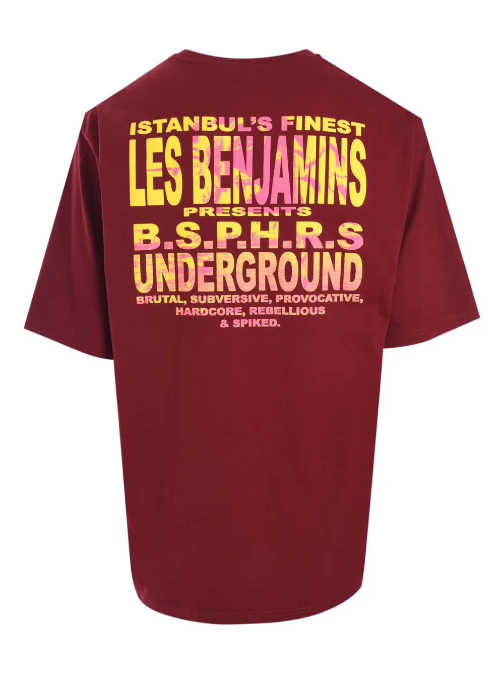 Les Benjamins graphic-print T-shirt - Rood