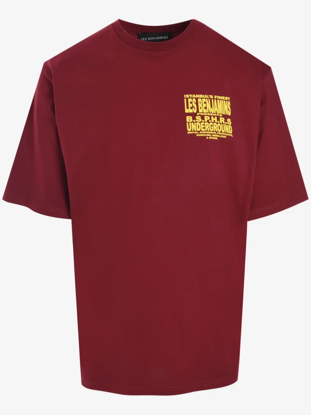 Les Benjamins graphic-print T-shirt | Red | Image 1