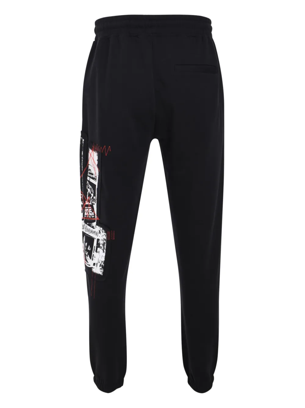 Les Benjamins Trainingsbroek met print - Zwart