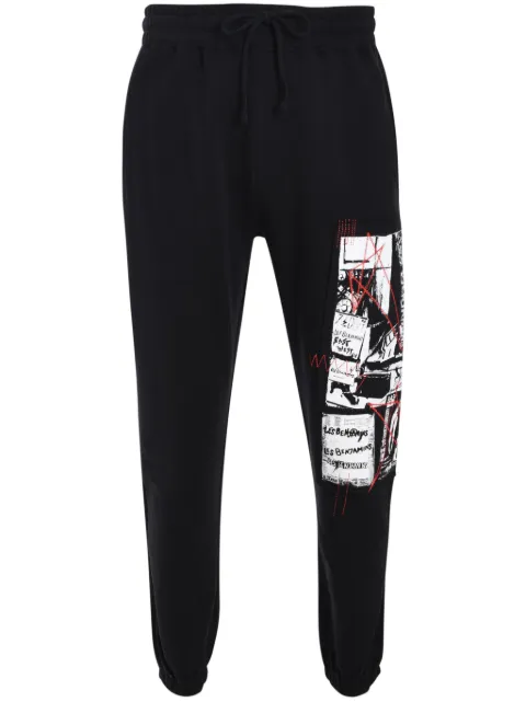 Les Benjamins graphic-print track pants