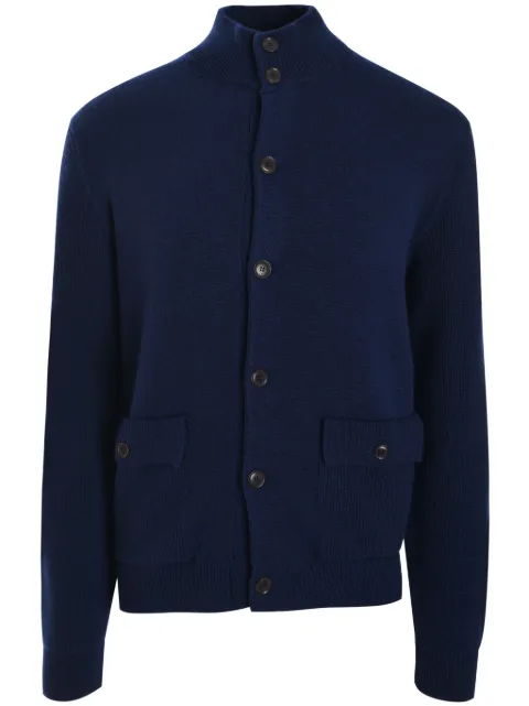 Luciano Barbera stand-up collar cardigan