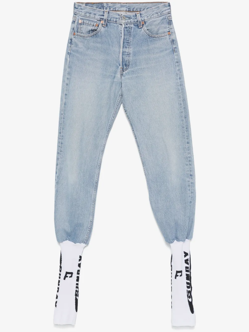 PROTOTYPES elastic-panelled jeans | Blue | Image 1