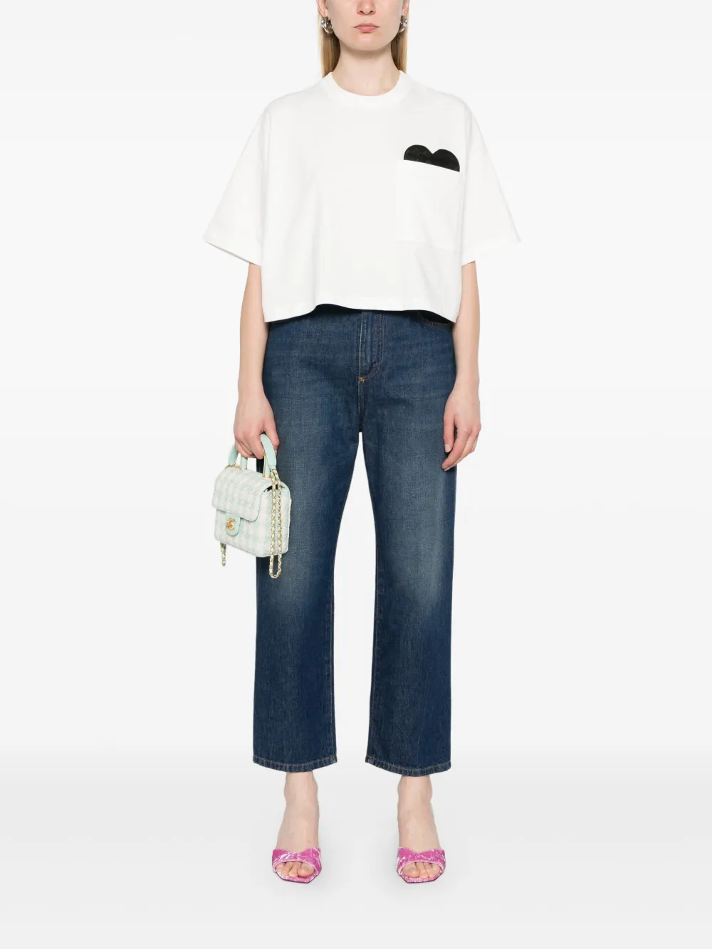 dolce&gabbana Dolce & Gabbana Jeans met toelopende pijpen - Blauw