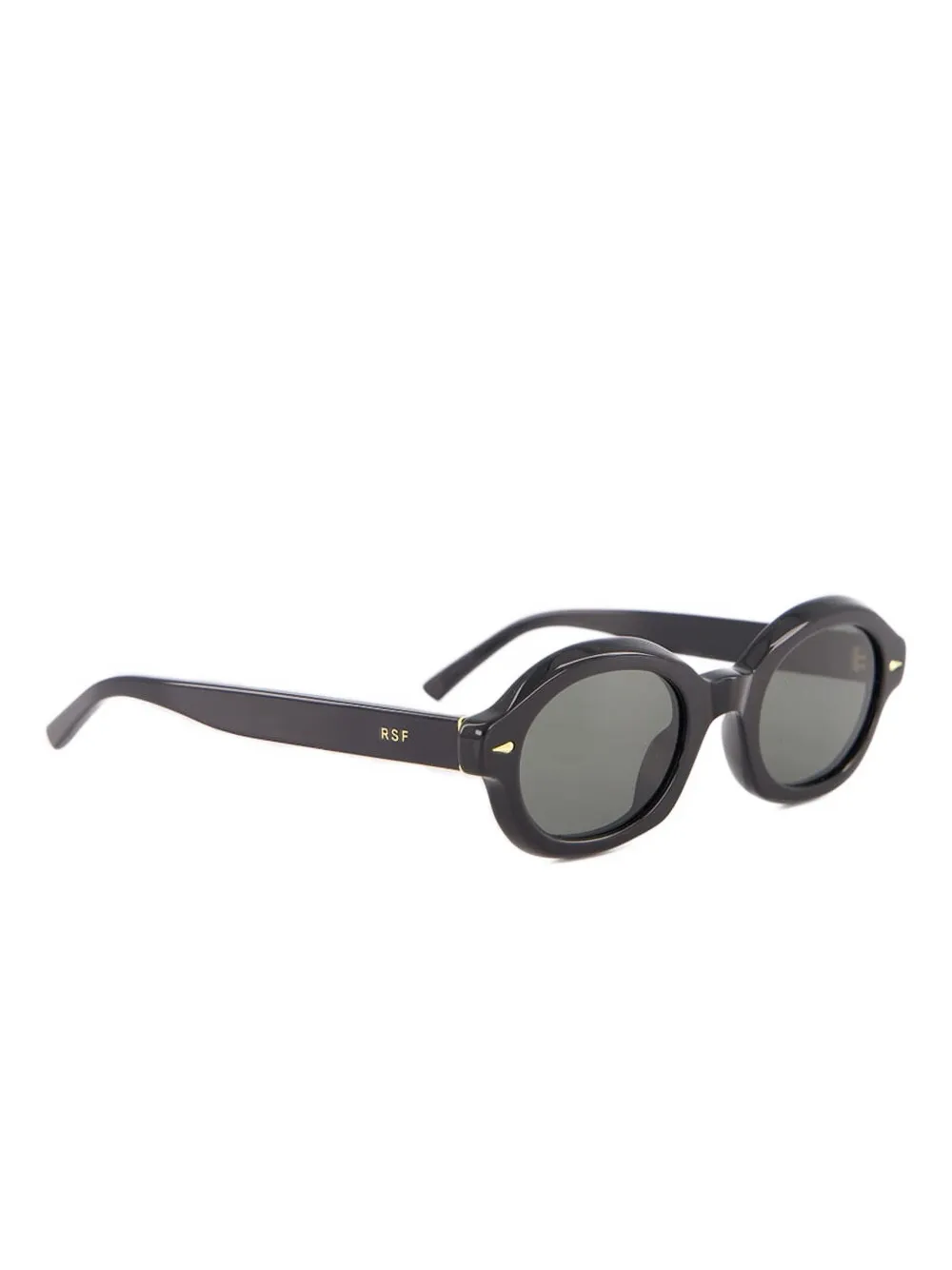 Retrosuperfuture Oval-frame Sunglasses In Black