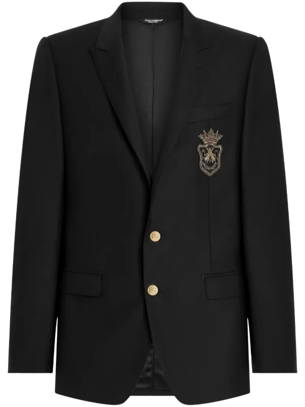 ジャケットその他 VETEMENTS 'Logo Embroidered' blazer Black  UA65JA710B VETEMENTS logo-embroidered Blazer | Black | FARFETCH