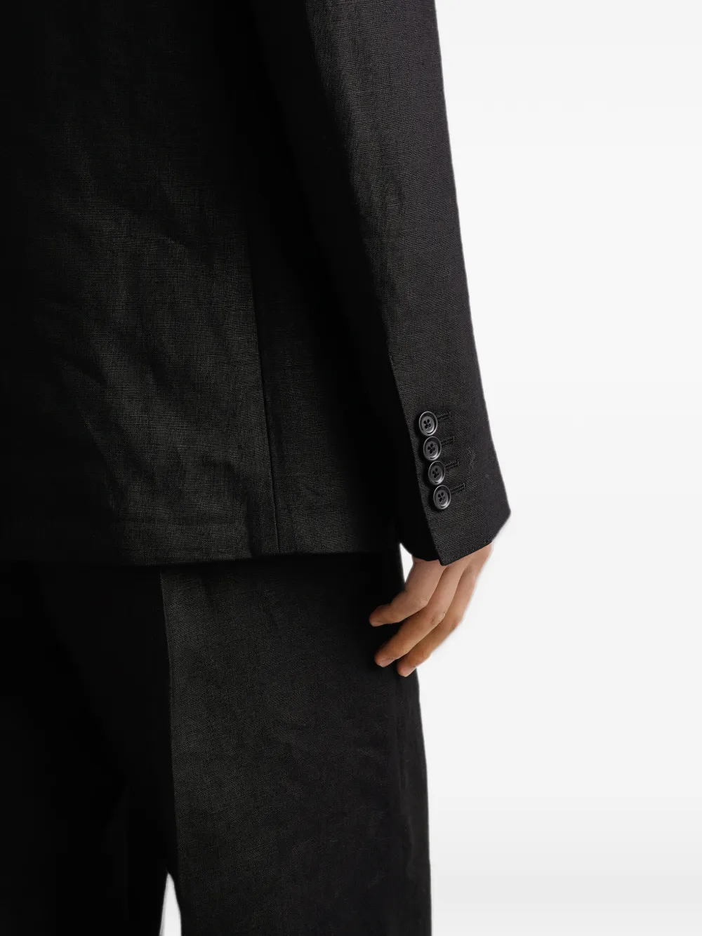 Dolce & Gabbana Blazer met enkele rij knopen Zwart