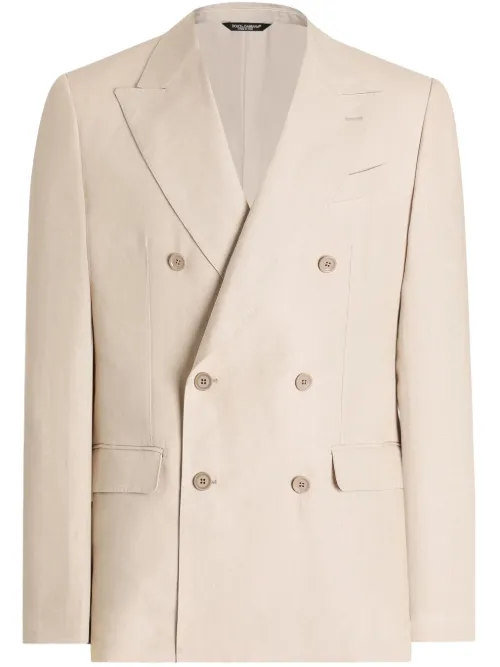 Blazer à boutonnière croisée - Dolce & Gabbana - Modalova