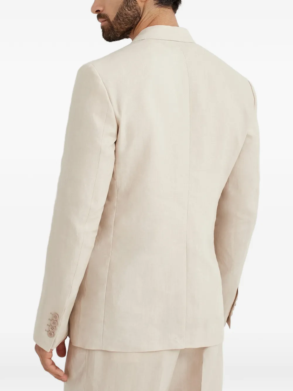 Dolce & Gabbana Blazer met dubbele rij knopen Beige