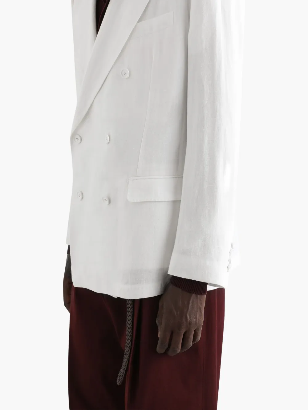 Dolce & Gabbana Blazer met dubbele rij knopen Wit