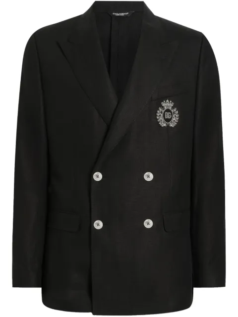 Dolce & Gabbana blazer con distintivo del monograma