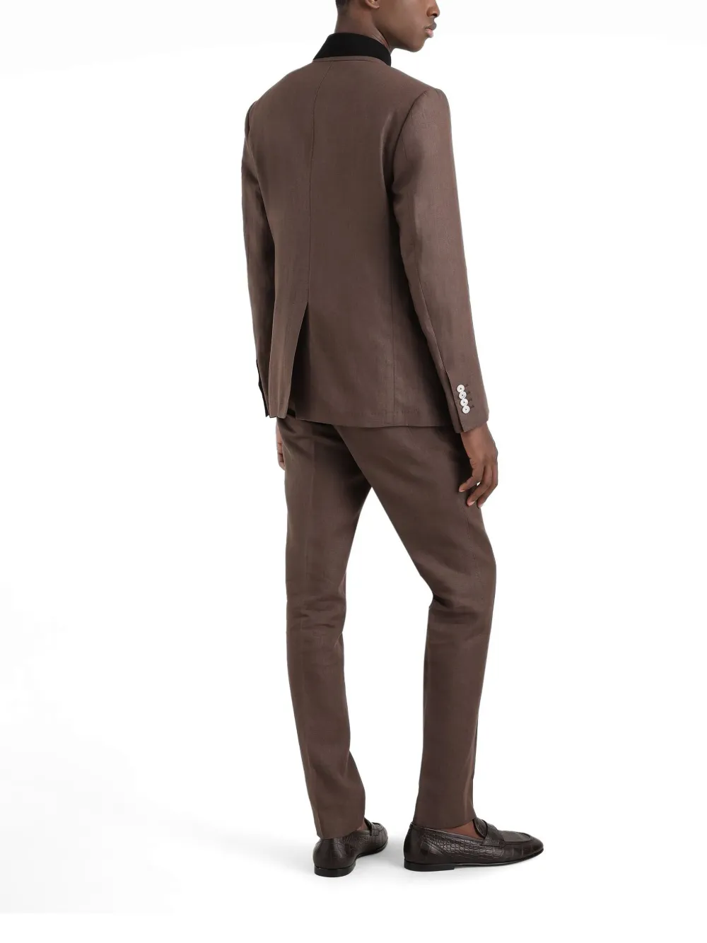Dolce & Gabbana Blazer met wapenschild-applicatie Bruin