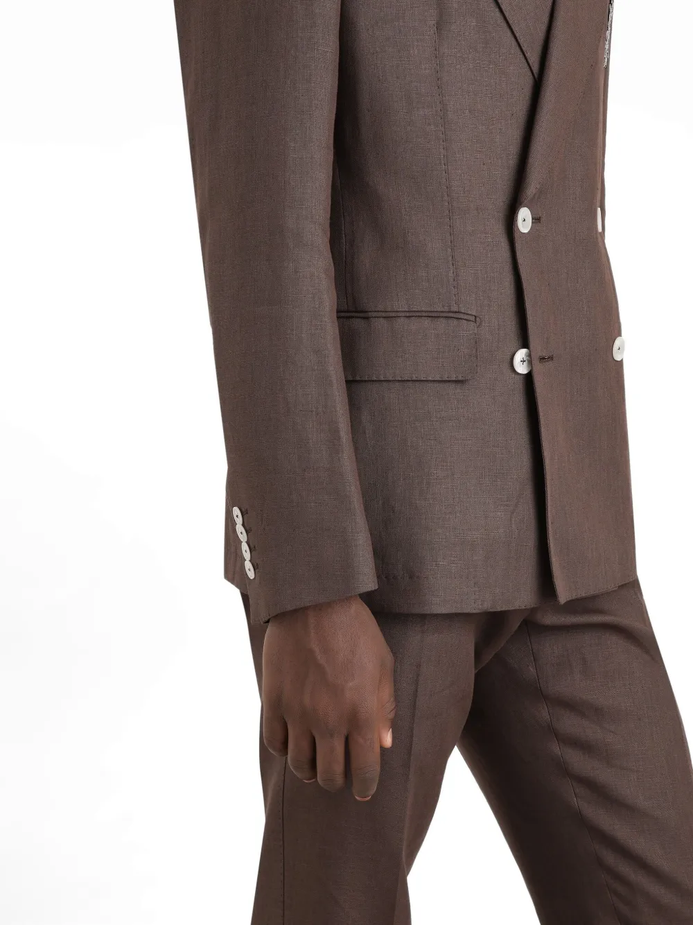 Dolce & Gabbana Blazer met wapenschild-applicatie Bruin