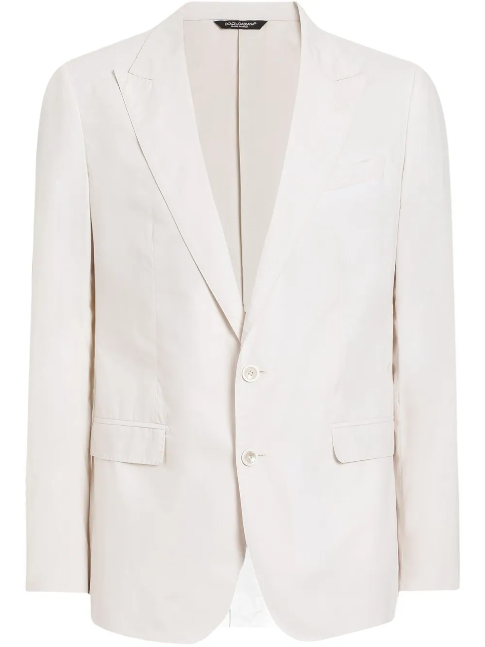 Dolce & Gabbana single-breasted blazer Wit