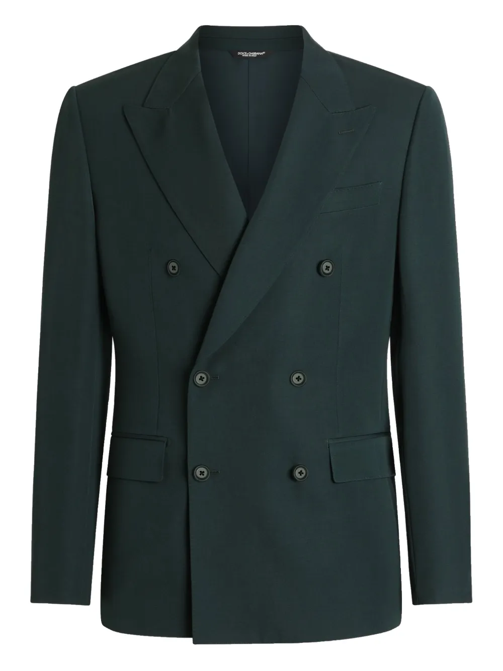 Dolce & Gabbana Double-breasted Blazer In グリーン
