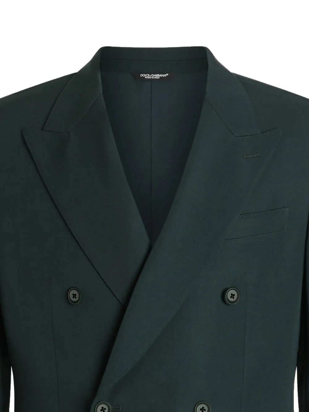 Dolce & Gabbana Blazer met dubbele rij knopen - Groen