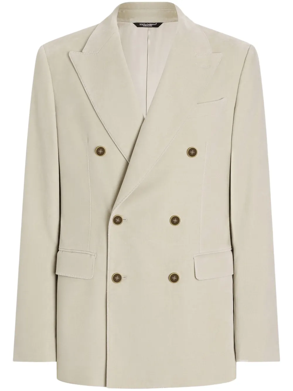 Dolce & Gabbana blazer con solapas de pico | neutro | Image 1