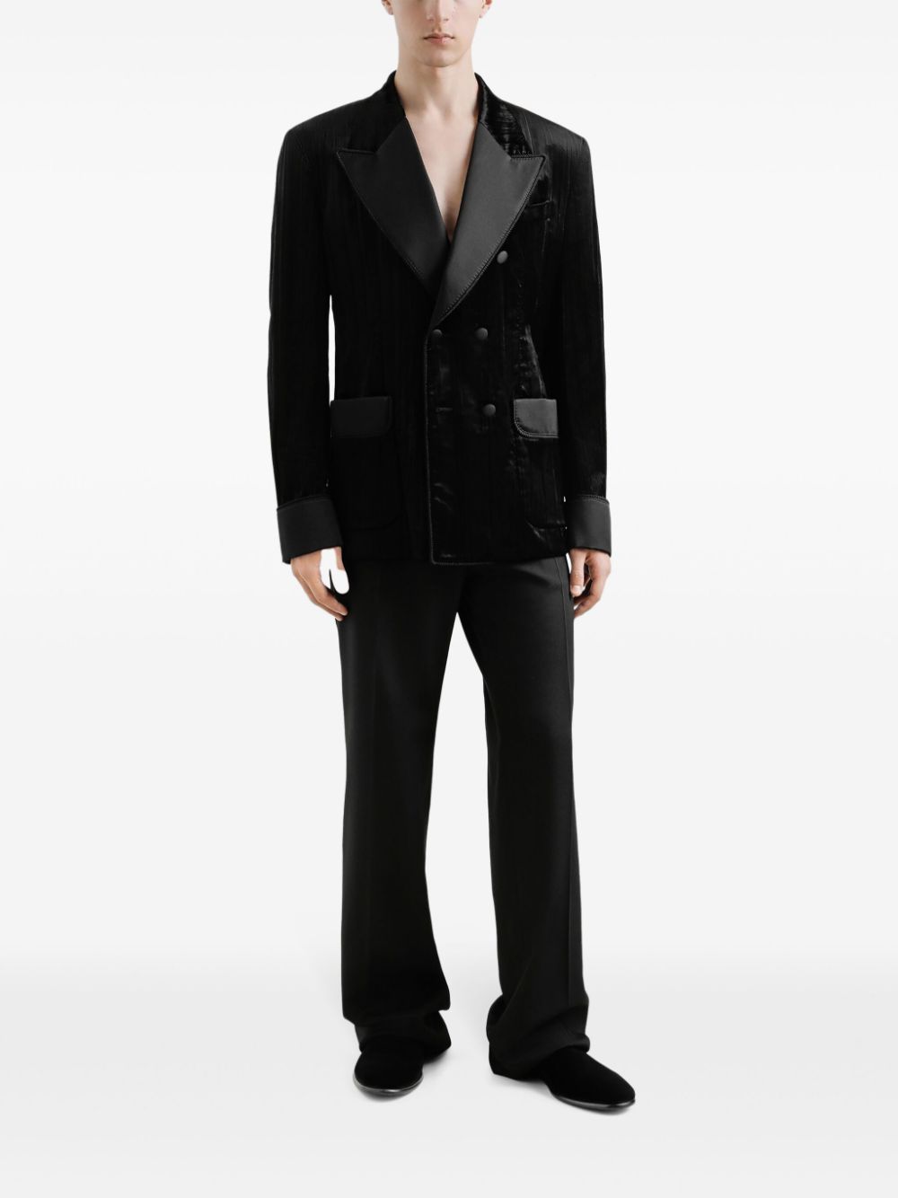 Dolce & Gabbana Fluwelen blazer - Zwart