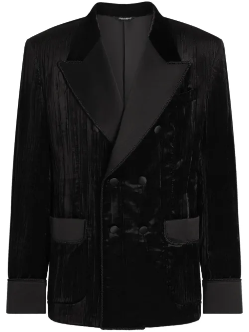 Blazer en velours - Dolce & Gabbana - Modalova