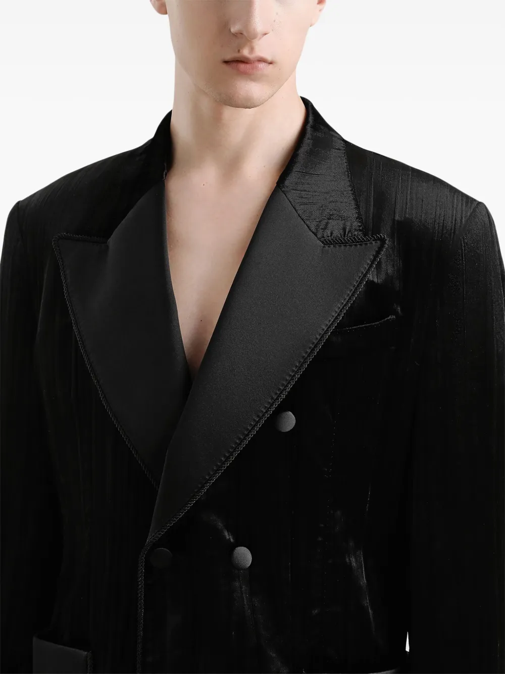 Dolce & Gabbana Fluwelen blazer Zwart