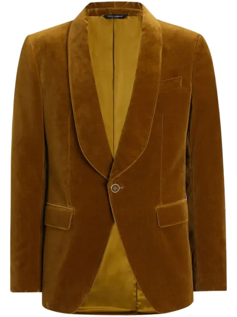 Dolce & Gabbana velvet blazer