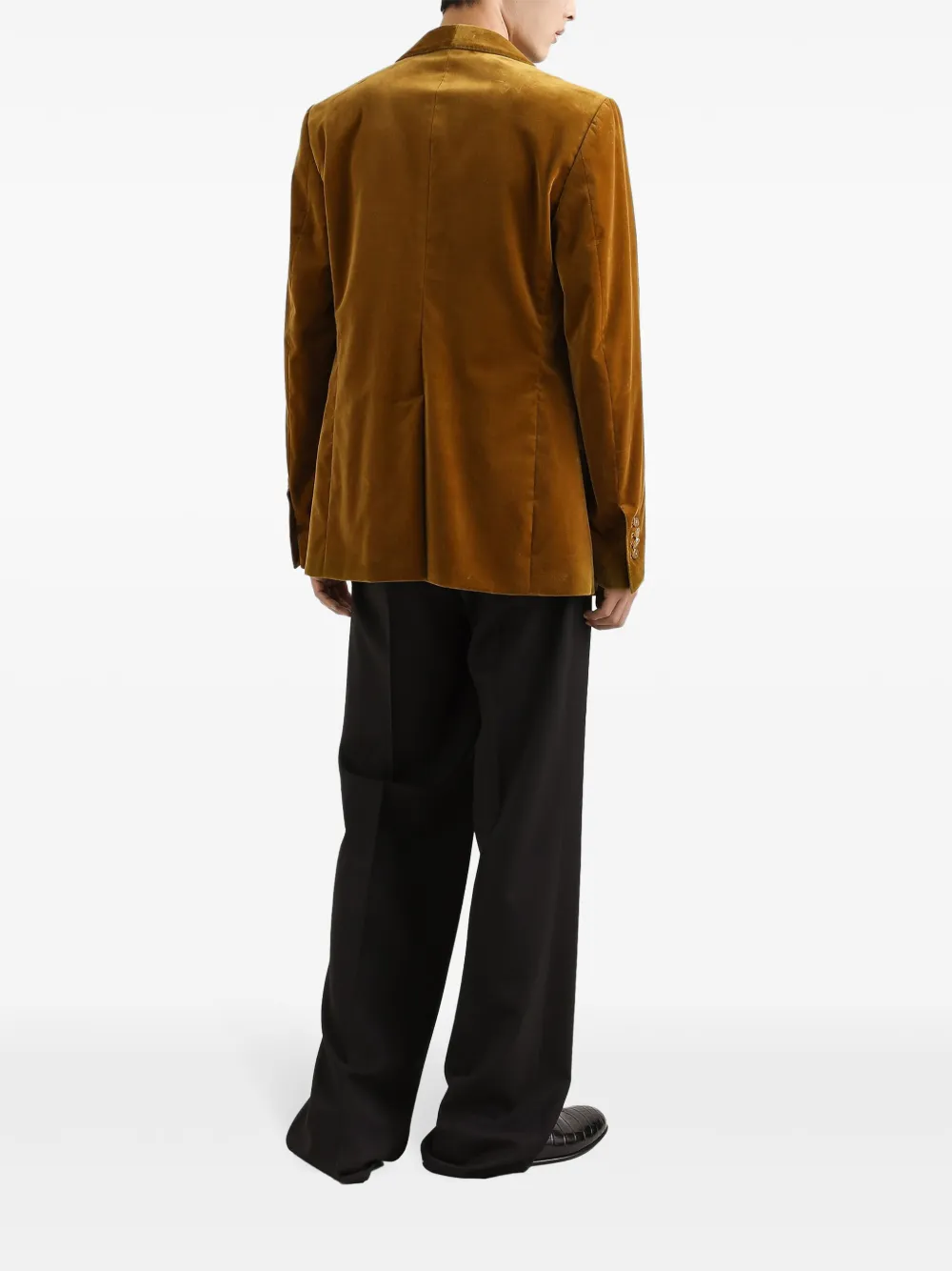 Dolce & Gabbana Fluwelen blazer Oranje