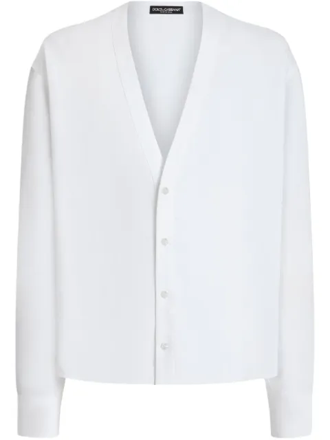 Dolce & Gabbana collarless shirt