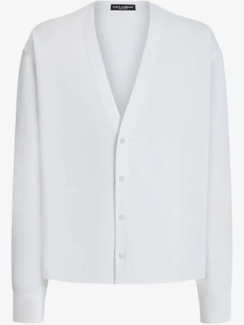 Dolce & Gabbana collarless shirt