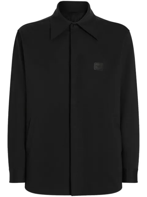 Dolce & Gabbana sobrecamisa con placa del logo